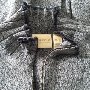 First Issue Blue Flecked Sweater XL